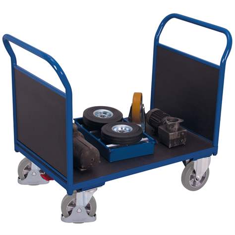 Plattformwagen VARIOfit mit 2 Stirnwänden, 1200 x 800 mm, Tragfähigkeit 1000 kg - Cordes - Bild4