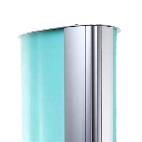 Werbesäule mit LED-Beleuchtung, Höhe 2000 mm - Bild3