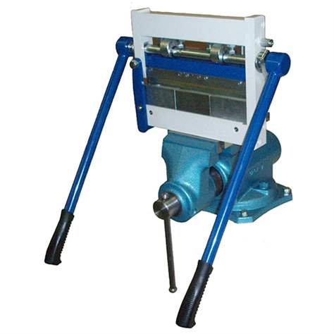 Dispozitiv manual de îndoit abkannt pentru menghină, grosime max. tablă 1 mm, lungime de îndoire 250 mm - accesoriu pentru menghină - York, spol. s r.o.