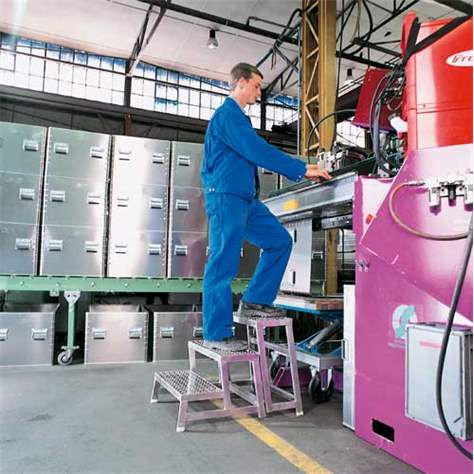 Aluminium-Arbeitsplattform - Modell A, Plattformhöhe 0,2 m - Bild2