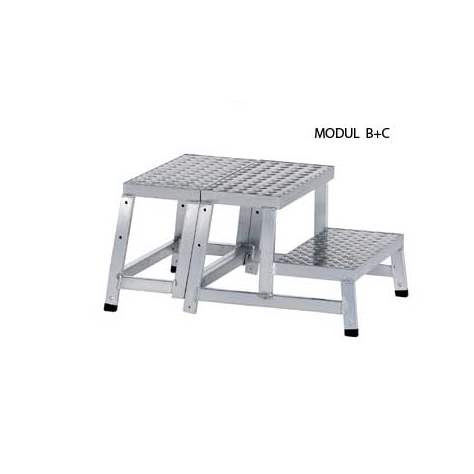 Modul-Arbeitspodeste: Anbaumodell C, Höhe 0,4 m - Bild3