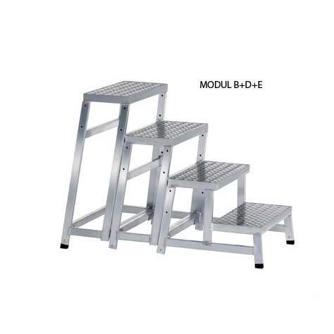 Modul-Arbeitspodeste: Anbaumodell E, Höhe 0,8 m - Bild3