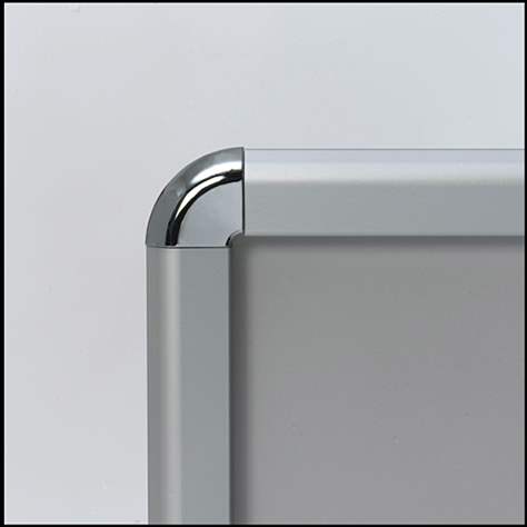 Alu-Klapprahmen, Format A4, Rondoecken