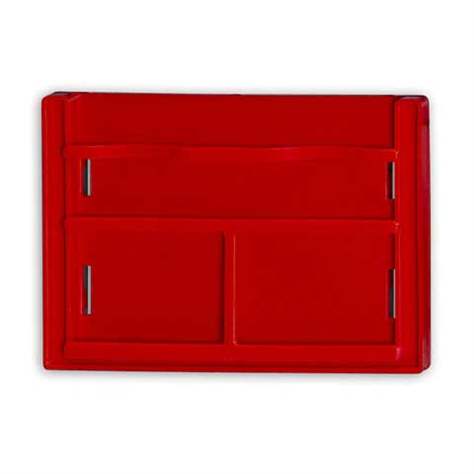 Etikettenhalter 25 x 15 cm, rot, 5 Stück - Bild2