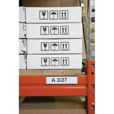 Magnetické rámečky pro etikety, 40 x 75 mm, balení 200 ks - obrázek2