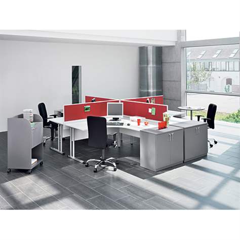 Caddy-Schrank fahrbar, Farbe Akazie, H x B x T: 1030 x 550 x 470 mm - Nowy Styl Group - Bild3