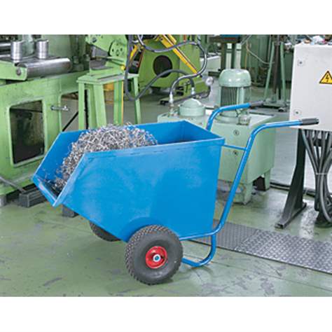 Blechkastenwagen, Volumen 150 l, Farbe Blau RAL5010