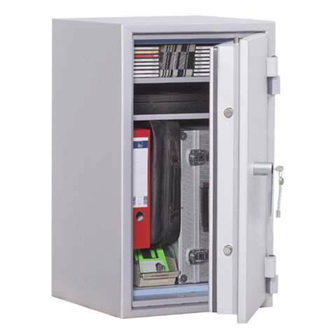 Feuergeschützter Wertschutzschrank (Klasse S60P, S2), HxBxT: 1137x704x471 mm, Gewicht 270 kg, 2x Fachböden - Bild3