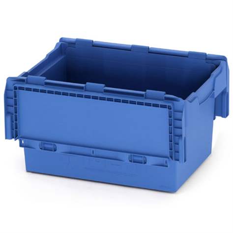 Mehrwegbehälter, mit Deckel, 600 x 400 x 240 mm