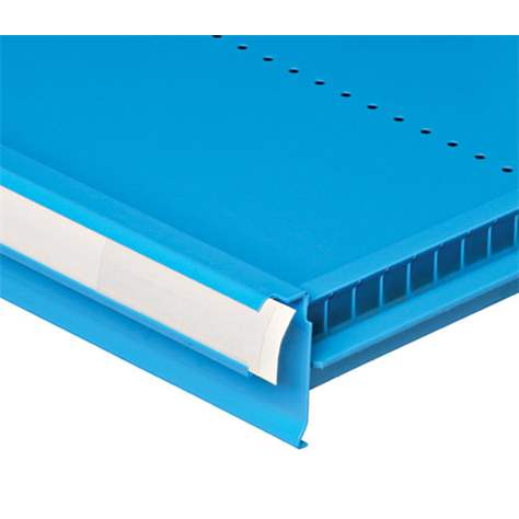 Banc mobil de atelier 1200 x 700 mm, mobilă, capacitate portantă 340 kg, 8 sertare, albastru RAL5012 - Polak CZ, s.r.o. - imagine6