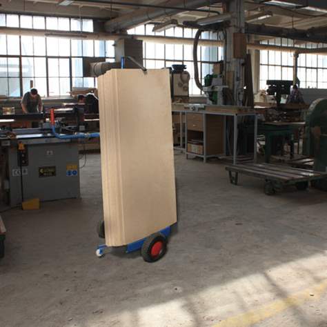 Plattenkarre VARIOfit mit verstellbarem Niederhalter, Tragfähigkeit 250 kg - Cordes - Bild2