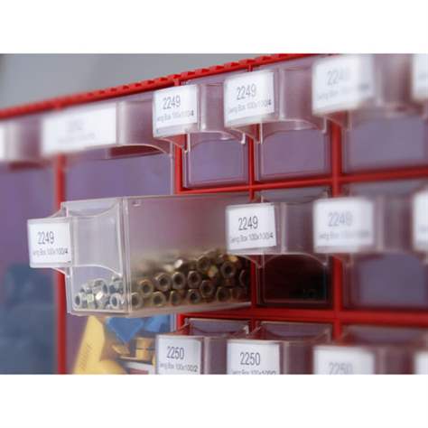 Klappkasten Swingbox, 100 x 100 x 94 mm, ausziehbar, 4 Kästen, Farbe Rot - Bild2