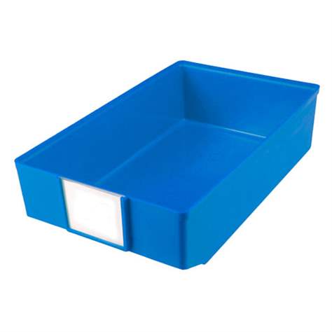 Regálová zásuvka, 182 x 83 x 300 mm, modrá.