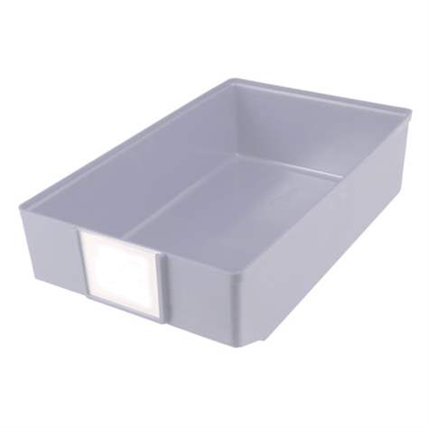 Regálová zásuvka, 182 x 83 x 300 mm, šedá.