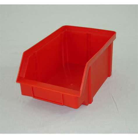 Sichtlagerkasten TechBox, 224 x 144 x 108 mm, Farbe Rot