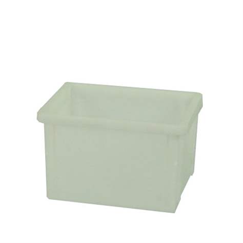 Lagerkasten Stockbox, 400 x 300 x 250 mm, Farbe weiss