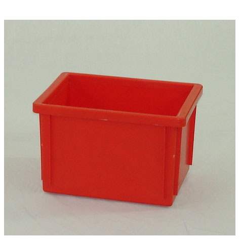 Lagerkasten Stockbox, 400 x 300 x 250 mm, Farbe rot