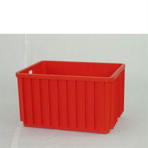 Lagerkasten Stockbox, 600 x 400 x 300 mm, Farbe rot