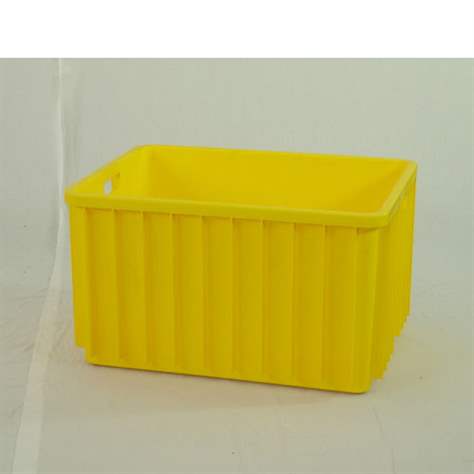 Lagerkasten Stockbox, 600 x 400 x 300 mm, Farbe gelb