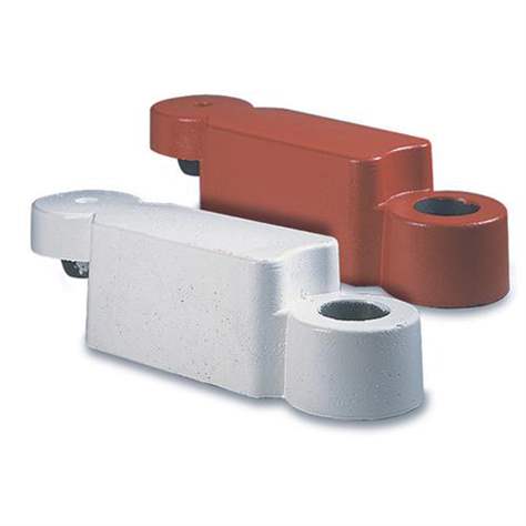 Mobile Leitborde aus recyceltem PVC, LxH: 580 x 158 mm, Farbe Rot - Bild4