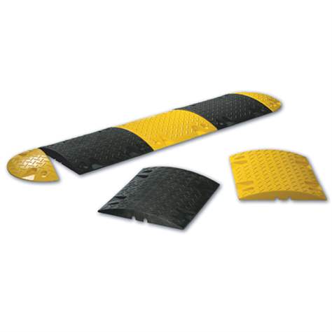 Fahrbahnschwelle für Richtgeschwindigkeit bis 10 km/h, Normelement 500 mm, Farbe Gelb - Bild2