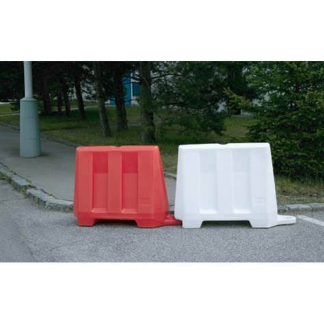 Straßen-Leitwand aus hochwertigem Polyethylen, 1010 x 810 mm, rot - Bild2