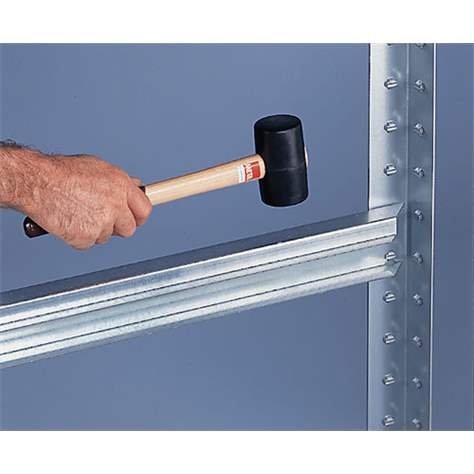 Großfachregal SPEED-RACK, Höhe 1970 mm, Blechpaneelen-Fachböden 2500x400 mm mit Tragfähigkeit 400 kg - META Skladovací technika - Bild3