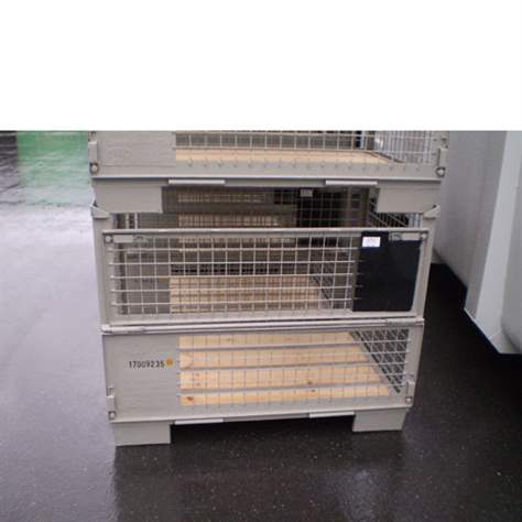 EUR-Gitterbox-Tauschpalette UIC 435-3, 1200x800x800 mm, Farbe Grau RAL7030 - Bild2