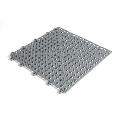 Nassraummatte Flexi-Deck 0,3x0,3 m, Farbe Grau, VE 9 Stück - COBA Europe GmbH