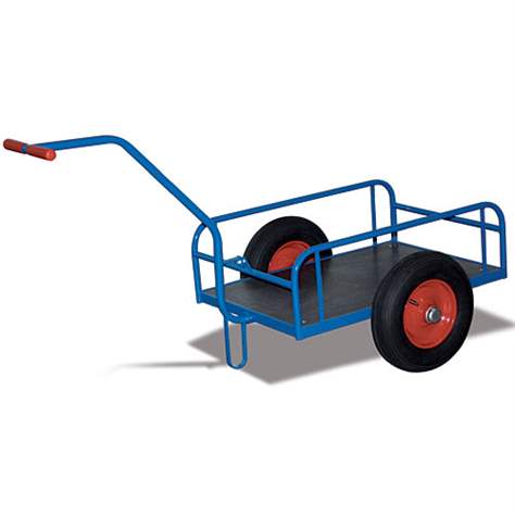 Zweirad-Handwagen VARIOfit, Stahlrohr-Bordwände, Ladefläche 1135x535 mm, Tragfähigkeit 400 kg - Cordes