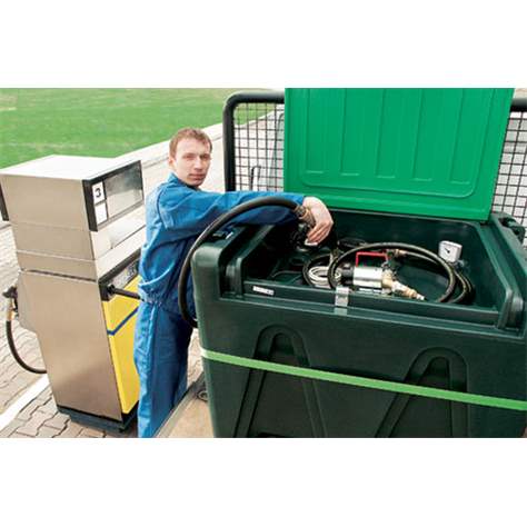 Mobilní nádrž na motorovou naftu - TruckMaster, objem 430 l, čerpadlo 12V, digitální průtokoměr - obrázek6