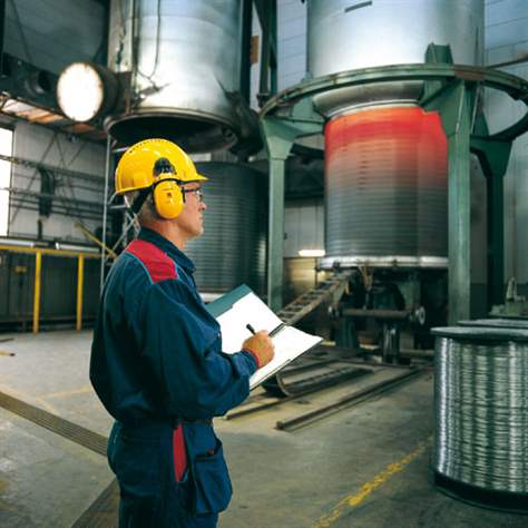 Kapselgehörschutz, Schalldämmung 35 dB, für Helmbefestigung, Farbe schwarz/rot - Bild2