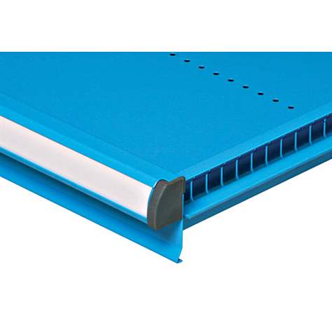 Werkzeugschrank mit Schubladen, 9 x Schublade, H x B x T: 1215 x 731 x 753  mm, Farbe blau RAL5012 - EMPORO