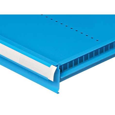 Werkbank, Buche Massiv-Arbeitsplatte 1500 x 700 mm, 3 x Schubladen, Farbe blau RAL5012 - Polak CZ, s.r.o. - Bild8