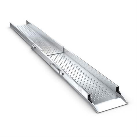 Leichte Aluminium-Auffahrtsrampe, Länge 1180-2040 mm, Traglast 320 kg, VE=2Stk.