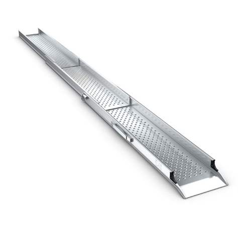 Leichte Aluminium-Auffahrtsrampe, Länge 1180-2900 mm, Traglast 260 kg, VE=2Stk.