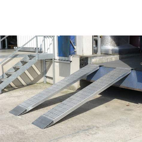 Aluminium-Aufahrtrampe, LxB: 2500x400 mm, Tragfähigkeit 2375 kg - Bild4
