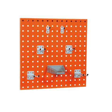 Perforierter Werkzeugpanel TECHNO Light, 532x532 mm, Farbe orange RAL2004. - Malow