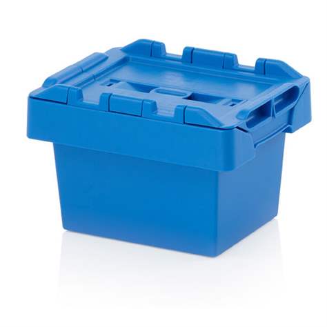 Plastová přepravka pro distribuci s víkem, 300 x 200 x 190 mm - obrázek4