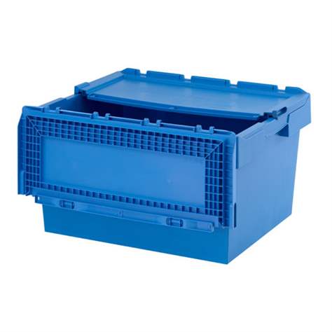 Mehrwegbehälter, mit Deckel, 800 x 600 x 440 mm