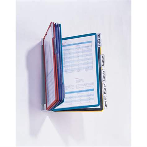 Nástenný držiak DURABLE s 10 závesnými rôznofarebnými vreckami A4 - DURABLE Hunke & Jochheim GmbH