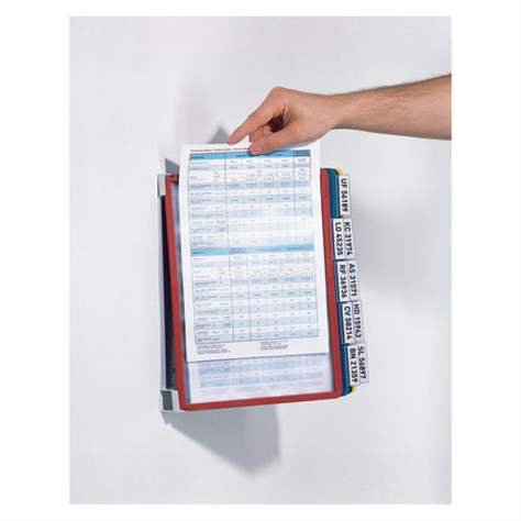 Nástenný držiak DURABLE s 10 závesnými rôznofarebnými vreckami A4 - DURABLE Hunke & Jochheim GmbH - obrázok3