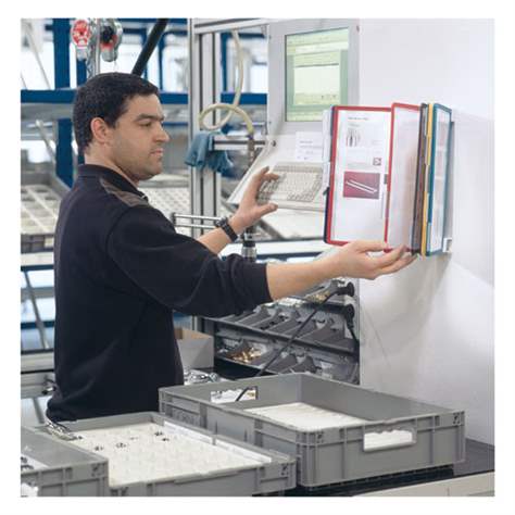 Nástenný držiak DURABLE s 10 závesnými rôznofarebnými vreckami A4 - DURABLE Hunke & Jochheim GmbH - obrázok4