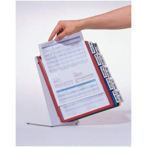 Stolní stojan DURABLE s 20 závěsnými různobarevnými kapsami - DURABLE Hunke & Jochheim GmbH - obrázek3