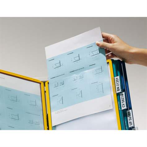 Nástěnný a stolní držák DURABLE s 10 závěsnými různobarevnými kapsami A4 - DURABLE Hunke & Jochheim GmbH - obrázek5