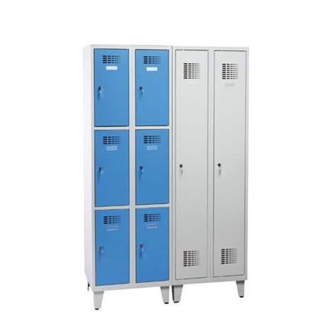 Sokl s nožičkami pro šatní skříň WEMO, šířka 900 mm, barva šedá RAL7035 - Malow - obrázek3