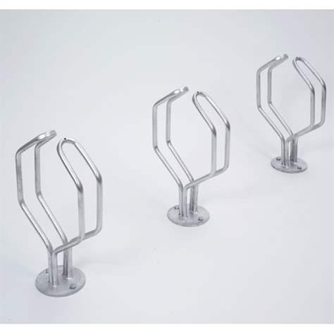 Einzelparker für Fahrräder, Bodenmontage, zweiseitig - WSM - Walter Solbach Metallbau GmbH - Bild2
