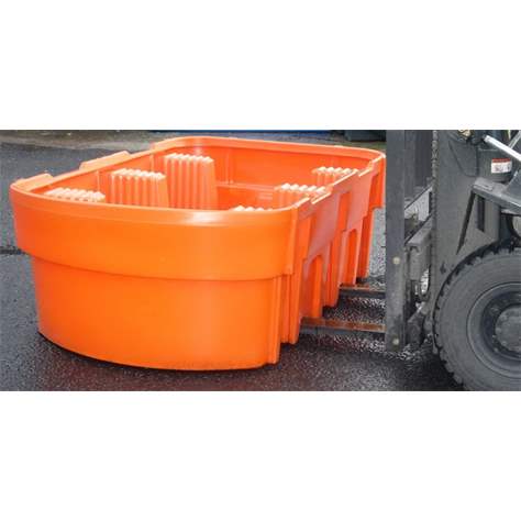 Auffangwanne für IBC, aus Polyethylen, Auffangvolumen 1050 l - Bild2