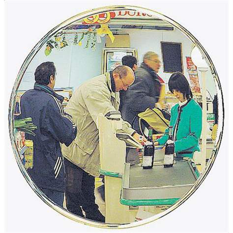 Kontrollspiegel für Innenbereiche, Durchmesser 300 mm, mit einem flexibilen Stab - Bild2