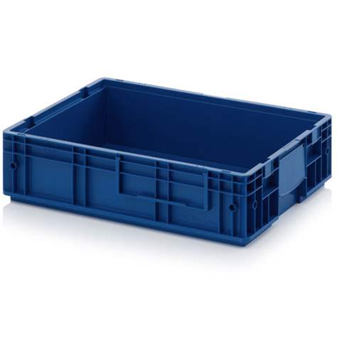 RL-KLT-6147 Behälter mit Wasserablauflöchern, 600 x 400 x 147 mm, Blau RAL 5005.
